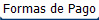 Formas de Pago